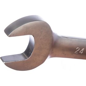 Комбинированный ключ с трещоткой 24мм AV Steel AV-315024 (артикул 15789768) – фото 3