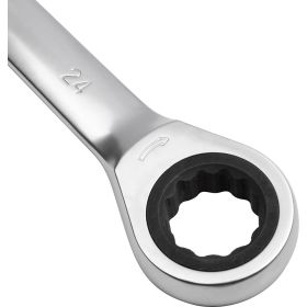 Комбинированный ключ с трещоткой 24мм AV Steel AV-315024 (артикул 15789768) – фото 5