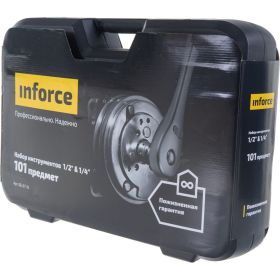 Набор инструментов Inforce 101 предмет 1/2 дюйма и 1/4 дюйма 06-07-15 (артикул 15782282) – фото 4