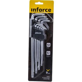 Набор экстра-длинных ключей Inforce TORX 9 штук 06-05-96 (артикул 16033250) – фото 2