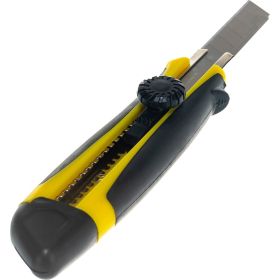 Нож 18 мм, роликовый фиксатор, резиновые вставки, блистер BRAUBERG 235402 (артикул 15867250) – фото 3