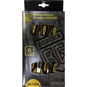 Набор часовых отверток 6шт Berger BG BG1068 (артикул 15634090) – фото 4
