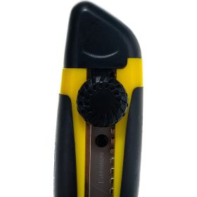 Нож 18 мм, роликовый фиксатор, резиновые вставки, блистер BRAUBERG 235402 (артикул 15867250) – фото 5