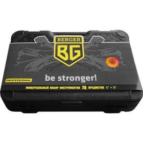 Универсальный набор инструментов 78 предметов Berger BG BG078-1214 (артикул 15394377) – фото 5