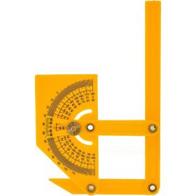 Пластиковый угломер-квадрант 180 гр. 90-155мм FIT DIY 19301 (артикул 15100464) – фото 2