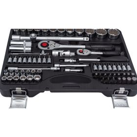 Набор инструментов FORCE 82 предмета 12 гранные головки 1/4, 1/2 4821R-9 (артикул 15602945) – фото 3