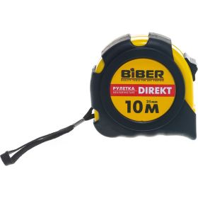 Рулетка (обрезиненный корпус, 10 м х 25 мм) Biber DIREKT 40105 тов-054502 (артикул 15738332) – фото 3