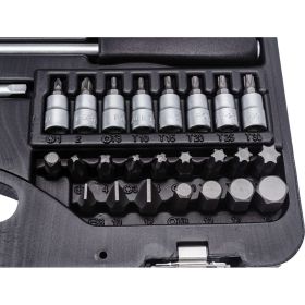 Набор инструментов FORCE 82 предмета 12 гранные головки 1/4, 1/2 4821R-9 (артикул 15602945) – фото 8