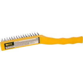 Стальная корщетка FIT IT пластиковая ручка, 225 мм 38431 (артикул 15097872) – фото 6