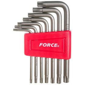 Набор Г-образных ключей с внешней звездочкой FORCE Т10-Т40 7 предметов 5071 (артикул 15602738) – фото 7