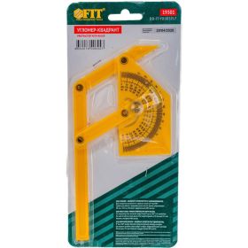 Пластиковый угломер-квадрант 180 гр. 90-155мм FIT DIY 19301 (артикул 15100464) – фото 3