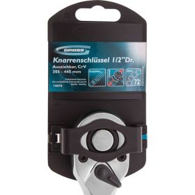 Телескопический трещоточный ключ 1/2" GROSS 14070 (артикул 13946383) – фото 13