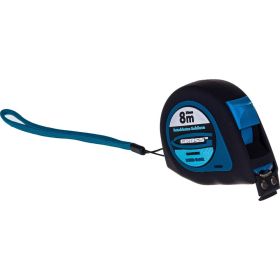 Рулетка Ergonomisch 8мх25мм, магнитный обрезиненный зацеп GROSS 31104 (артикул 13946652) – фото 4