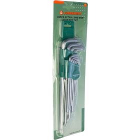 Комплект угловых ключей Jonnesway TORX EXTRA LONG H12S110S (артикул 13938691) – фото 1