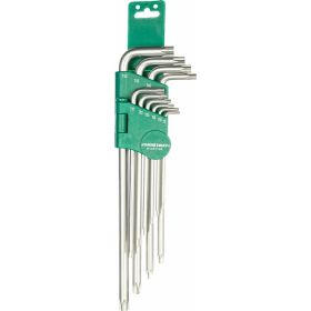 Комплект угловых ключей Jonnesway TORX EXTRA LONG H12S110S (артикул 13938691) – фото 3