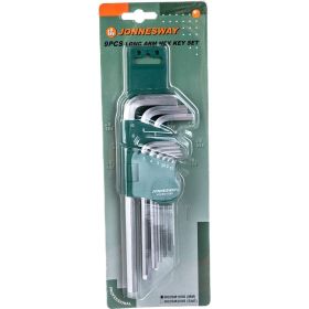Комплект угловых шестиграников Jonnesway LONG H02SM109S (артикул 13938680) – фото 4
