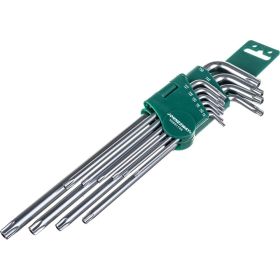 Комплект угловых ключей с центрированным штифтом EXTRA LONG TORX Jonnesway H08S110S (артикул 13938690) – фото 4