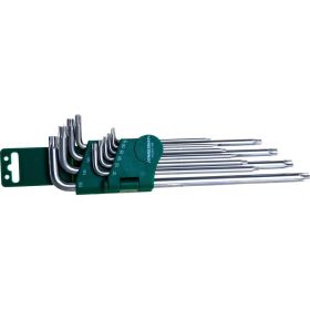 Комплект угловых ключей Jonnesway TORX EXTRA LONG H12S110S (артикул 13938691) – фото 6