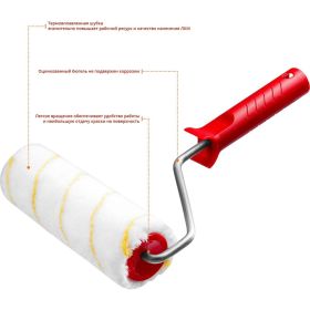 Малярный валик MIRAX POLYTEX Pro 03816-18 (артикул 15890043) – фото 3