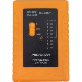 Тестер кабеля PROCONNECT RJ-45+RJ-11+RJ-12 468 12-1006-4 (артикул 15947330) – фото 6