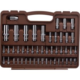 Набор инструмента для автомобиля с 12-гр. головками 1/2"DR и 1/4"DR, 94 предмета Ombra OMT94S12 (артикул 15087650) – фото 5