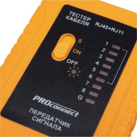 Тестер кабеля PROCONNECT RJ-45+RJ-11+RJ-12 468 12-1006-4 (артикул 15947330) – фото 5