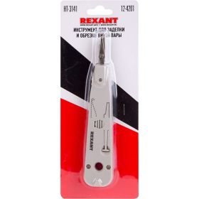 Инструмент для заделки и обрезки витой пары 110 REXANT ht-3141 12-4201 (артикул 15843757) – фото 7