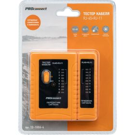Тестер кабеля PROCONNECT RJ-45+RJ-11+RJ-12 468 12-1006-4 (артикул 15947330) – фото 10