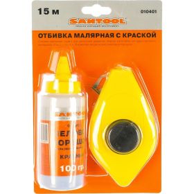 Малярная отбивка SANTOOL 15м с краской 010401 (артикул 15502903) – фото 1