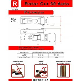 Ручной труборез Rotorica Rotor Cut 30 Auto RT.1211030 (артикул 15560538) – фото 3