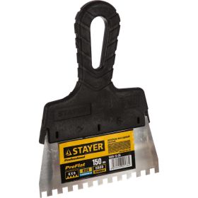 Зубчатый шпатель STAYER 1009-15-06 (артикул 13671687) – фото 2