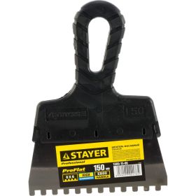 Зубчатый шпатель STAYER 1009-15-06 (артикул 13671687) – фото 4