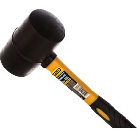 Резиновая черная киянка с фибергласовой ручкой 450г STAYER PROFESSIONAL 2054-65 (артикул 15595629) – фото 7