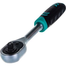 Ключ-трещотка 1/4", 72 зуба, с быстрым сбросом, CrV STELS 14025 (артикул 15569140) – фото 3