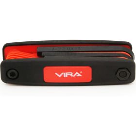 Набор складных шестигранных ключей в пластиковом держателе Vira 303144 (артикул 15543185) – фото 9