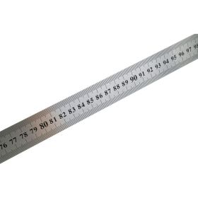 Металлическая плоская линейка VIRA 1000 мм 100022 (артикул 15559743) – фото 4