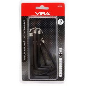 Набор шестигранных ключей Vira CS 8 предметов 303146 (артикул 15740018) – фото 8