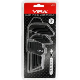Набор шестигранных ключей 9шт Vira 303147 (артикул 15543173) – фото 3
