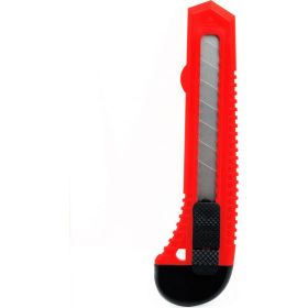 Нож Vira Push lock сегментированное лезвие 18 мм 831301 (артикул 15739985) – фото 1