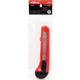 Нож Vira Push lock сегментированное лезвие 18 мм 831301 (артикул 15739985) – фото 2