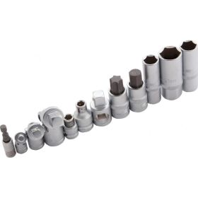 Набор инструмента 1/4", 3/8", 1/2", CrV, S2, усиленный кейс, 216шт STELS 14115 (артикул 15568962) – фото 4