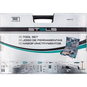 Набор инструментов STELS 98 предметов 14111 (артикул 15382584) – фото 18