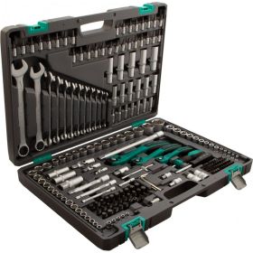 Набор инструмента 1/4", 3/8", 1/2", CrV, S2, усиленный кейс, 216шт STELS 14115 (артикул 15568962) – фото 12