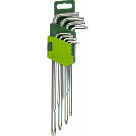 Набор длинных ключей TORX 9 шт с отверстием ДТ/40 Дело Техники 563592 (артикул 15291209) – фото 7