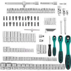 Набор инструмента 1/4", 3/8", 1/2", CrV, S2, усиленный кейс, 151шт STELS 14114 (артикул 15568961) – фото 15