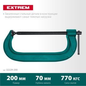 Струбцина KRAFTOOL EXPERT 32229-200, 0-200 мм (артикул 14945940) – фото 3