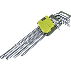 Набор длинных ключей TORX 9 шт с отверстием ДТ/40 Дело Техники 563592 (артикул 15291209) – фото 3