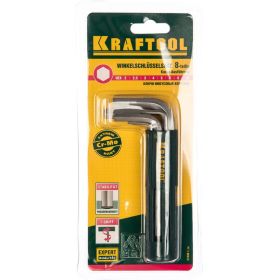 Имбусовые короткие ключи EXPERT 8 предметов Kraftool 27430-1_z01 (артикул 15103674) – фото 2