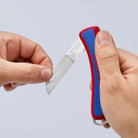 Складной нож электрика KNIPEX KN-162050SB (артикул 15916265) – фото 5