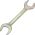 Гаечный рожковый ключ желтый цинк REXANT 30х32 мм 12-5835-2 (артикул 16077132) – фото 1
